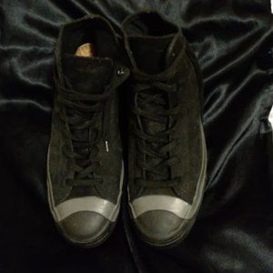 Converse, Jack Purcell, Unisex, High Top Sneaker, Leather, Mens 12, Wms 13.5